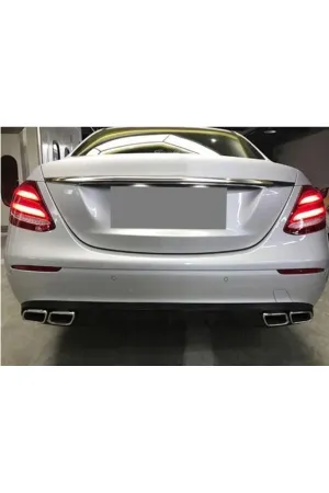 Mercedes w213 e63 arka tampon difüzör normal tampon uyumlu 2016 / 2019 thumb 2