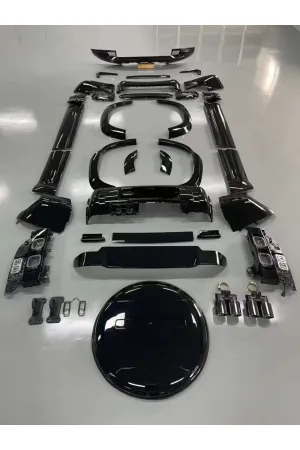 Lr defender body kit tampon seti black edition 2020+