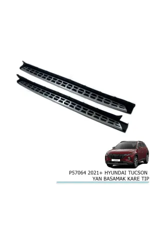Hyundai Tucson 2021+ Yan Basamak Sıde Step Square Style