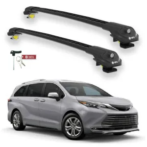 Turtle Toyota Sienna (Xl40) 2021-2025 Ara Atkı Air1 Siyah