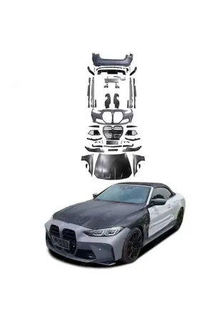 Bmw g22 m4 body kit tampon seti full dönüşüm seti komple 2019+ thumb 2