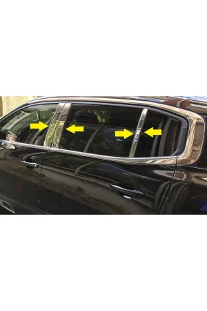 Citroen C5 Aircross 2019-2020 Krom Kapı Direk Aksesuarı 6 Parça