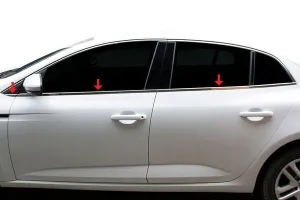 OMSA Renault Megane 4 Sedan Krom Cam Alt Çıta 2016-2020 Arası - Görsel 4