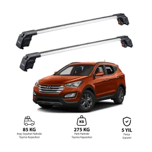HYUNDAI SANTA FE 2013-2018 TRX2 Thunder Carrier Ara Atkı Gri thumb 1