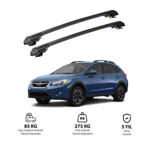 SUBARU XV 2012-2017 TRX1 Thunder Carrier Kilitli Ara Atkı Siyah thumb 1