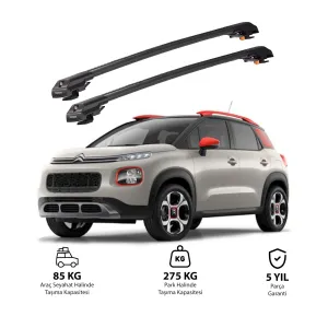 CITROEN C3 AIRCROSS 2018 ve Sonrası TRX1 Thunder Carrier Kilitli Ara Atkı Siyah thumb 1