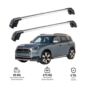 Mini Countryman E TRX2 Thunder Carrier Kilitli Ara Atkı Gri - Görsel 2