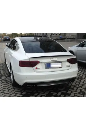 Audi a5 bagaj üstü spoiler pianoblack 2008 / 2015 thumb 2