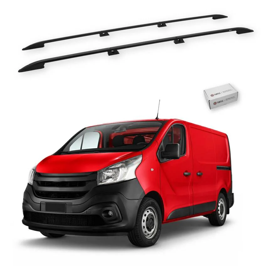 Renault Trafic (X82) 2014-2025 / Uzun Şasi Tavan Çıtası Crown Siyah