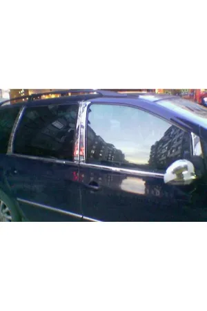 Volkswagen Sharan 1996-2009 Krom Cam Çıtası Ve Kapı Direk 12 P.