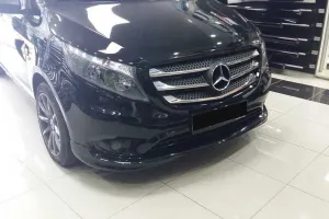 OMSA Mercedes Vito W447 Krom Kapı Eşiği Yazılı 3 Parça 2014 ve Sonrası - Görsel 4