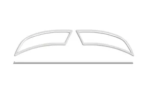 OMSA Skoda Superb B8 3V Krom Egzoz Çerçevesi 3 Parça 2015-2023 Arası - Görsel 2