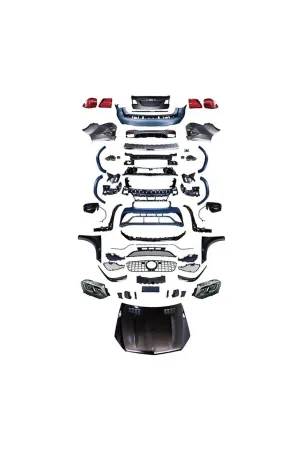 Mercedes gl x164 to x166 gls63 dönüşüm body kit seti full facelift