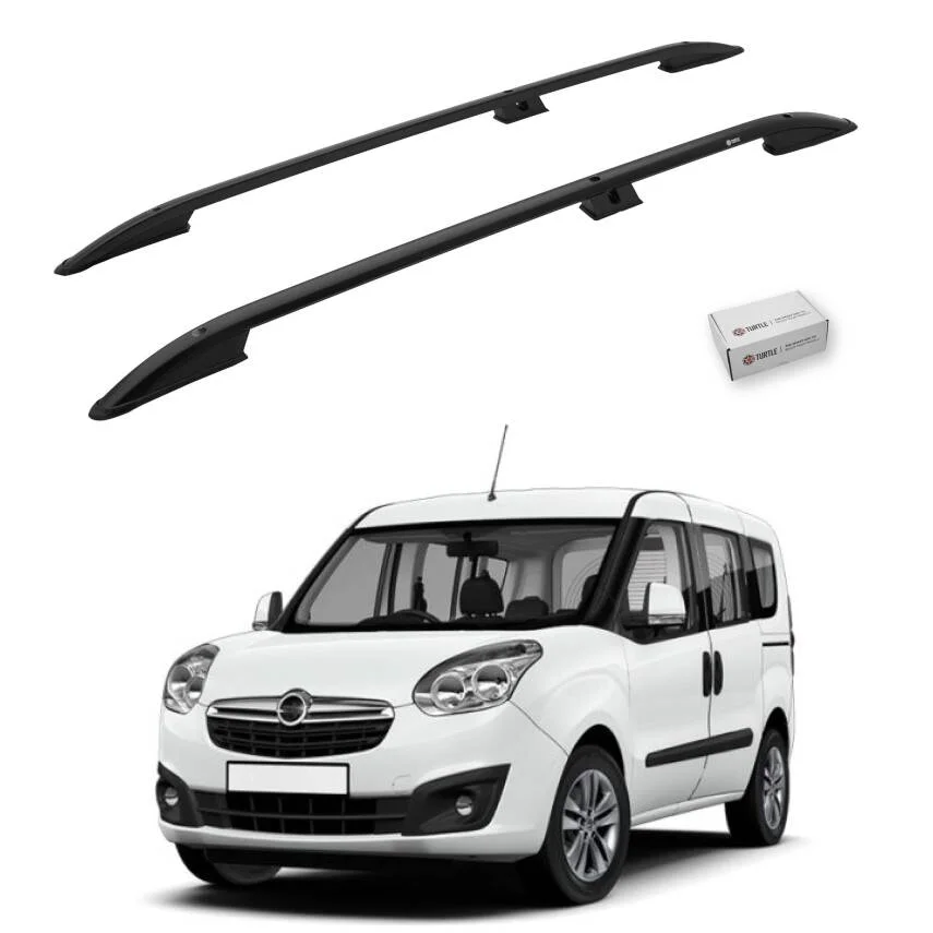 Turtle Opel Combo D 2012-2018 / Kısa Şasi Tavan Çıtası Crown Siyah
