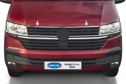 OMSA VW T6.1 Caravelle Siyah Krom Plaka Üstü Çıta 2020-2023 Arası - Görsel 4