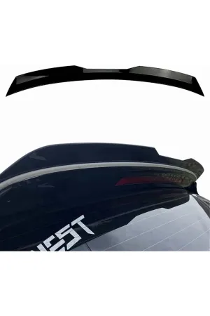 Renault clio 4 bagaj üstü spoiler pianoblack boyalı 2012 / 2019 thumb 3