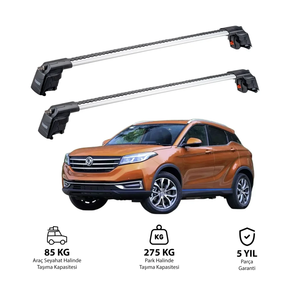 DONGFENG GLORY E3 2020 ve Sonrası TRX2 Thunder Carrier Ara Atkı Gri