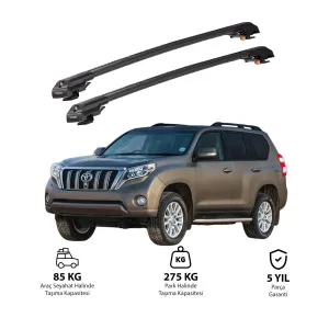 TOYOTA LAND CRUISER PRADO 2010 ve Sonrası TRX1 Thunder Carrier Kilitli Ara Atkı Siyah thumb 1