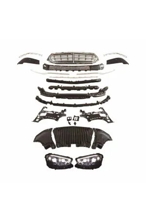 Mercedes w213 executive makyajlı dönüşüm body kit seti full 2016 / 2020 thumb 4
