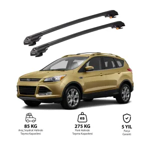 FORD ESCAPE 2013-2019 TRX1 Thunder Carrier Kilitli Ara Atkı Siyah thumb 1