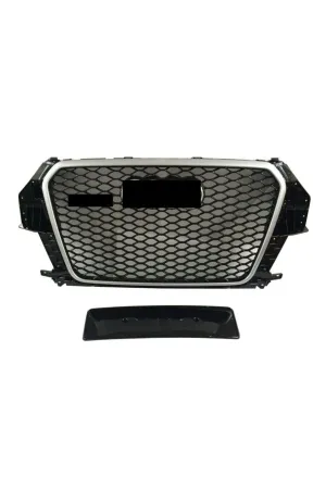 Audi q3 rsq3 ön panjur komple 2012 / 2015 krom siyah