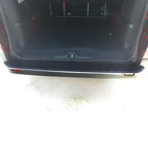 Renault Trafic 2014-2019 Yıl Aralığı Uyumlu Arka Tampon Eşiği Mat - Görsel 3