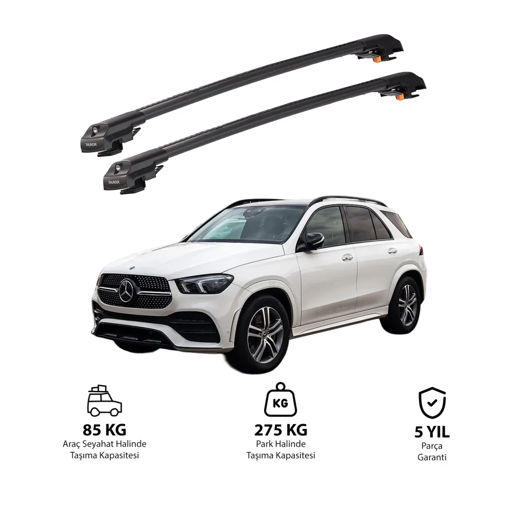 MERCEDES-BENZ M-CLASS 2012-2019 TRX1 Thunder Carrier Kilitli Ara Atkı Siyah