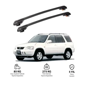 HONDA CR-V 1997-2001 TRX1 Thunder Carrier Kilitli Ara Atkı Siyah thumb 1