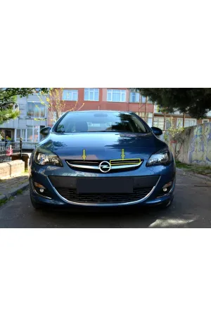 Opel Astra J Krom Ön Panjur Aksesuarı K Görünümlü 2 Parça P.Çelik