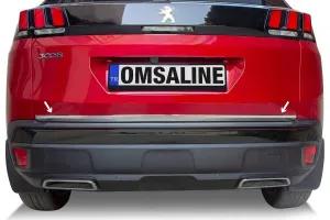 Omsa Peugeot 3008 Krom Bagaj Alt Çıta 2016-2023 Arası