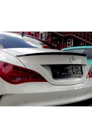 Mercedes cla bagaj üstü spoiler w117 pianoblack boyalı thumb 3