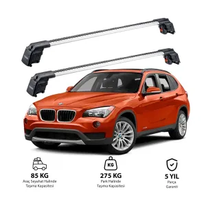 BMW X1 2009-2015 TRX2 Thunder Carrier Ara Atkı Gri thumb 1