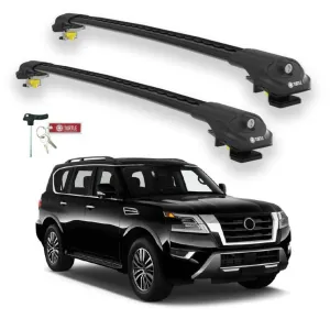 Turtle Nissan Armada (Y62) 2017-2025 Ara Atkı Air1 Siyah