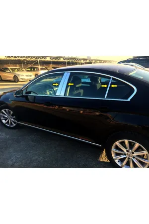 Volkswagen Passat B8 2015-2019 Krom Kapı Direk Aksesuarı 6 Parça