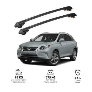 LEXUS RX 2010-2015 TRX1 Thunder Carrier Kilitli Ara Atkı Siyah thumb 1