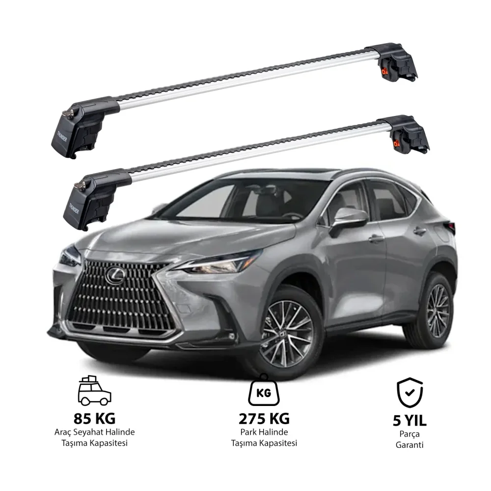 LEXUS NX 2015-2021 TRX2 Thunder Carrier Ara Atkı Gri