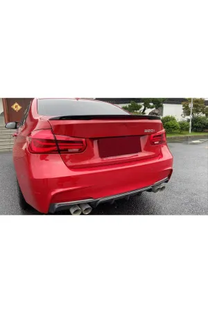 Bmw f30 m performance bagaj üstü spoiler pianoblack thumb 3