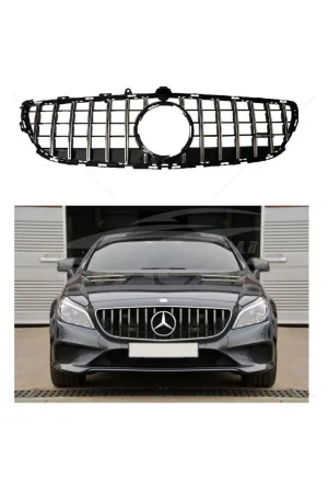 AUTOGP Mercedes w218 cls gtr ön panjur ızgara seti amg 2014 / 2018 thumb 2