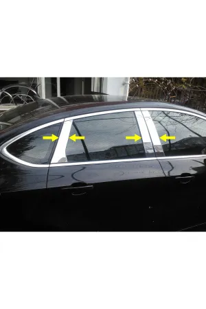 Opel Astra J Sedan Krom Kapı Direk Aksesuarı 6 Parça P. Çelik