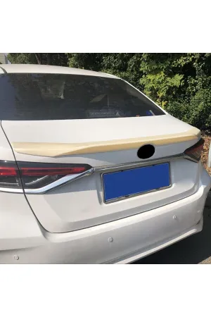Toyota corolla bagaj üstü spoiler pianoblack 2019+ thumb 4