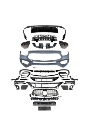 Mercedes c238 e coupe e63 facelift body kit tampon seti 2017 / 2021