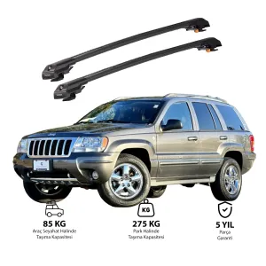 Jeep Grand Cherokee 2004- Sonrası TRX1 Thunder Carrier Kilitli Ara Atkı Siyah thumb 1
