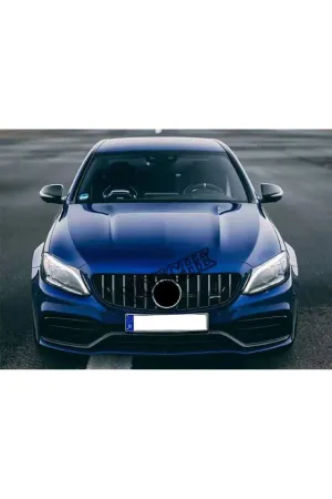 AUTOGP Mercedes w205 gtr ön panjur ızgara seti amg 2019+ c serisi thumb 2