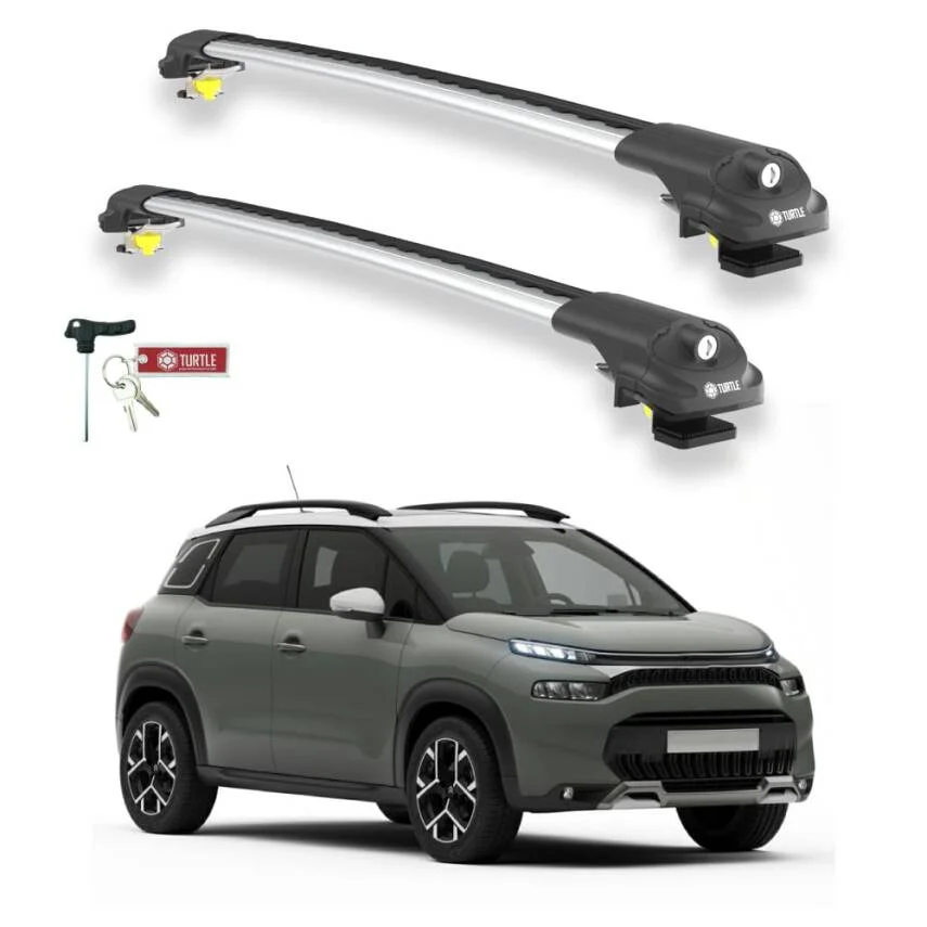 Turtle Citroen C3 Aircross (A88) 2018-2024 Ara Atkı Air1 Gri