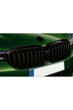 Bmw g30 lci shadow ön böbrek panjur ızgara piano black 2020 / 2024 m thumb 3