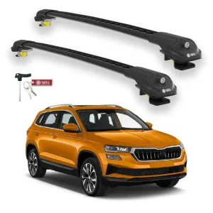 Turtle Skoda Karoq 2017-2025 Ara Atkı Air1 Siyah