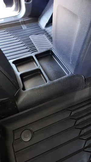 Sahler TOGG T10F 2025 Sonrası Uyumlu Şaft Üstü Konsol Düzenleyici Premium Organizer - Deri Desenli - Görsel 3