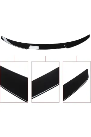 Bmw g20 m3 yarasa bagaj üstü spoiler siyah boyalı plastik 2019+ thumb 3