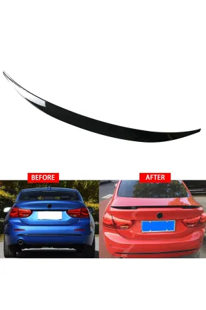 Bmw f52 bagaj üstü spoiler pianoblack boyalı 1 serisi sedan 2017+ thumb 2