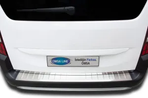 OMSA Peugeot Rifter Krom Arka Tampon Eşiği 2019 ve Sonrası - Görsel 2
